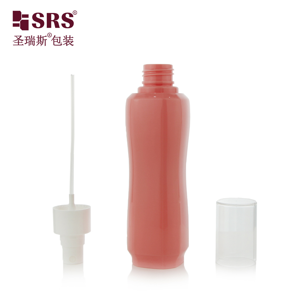Unique shape skincare cosmetic packaging 160ML bottle plastic pet empty lotion container