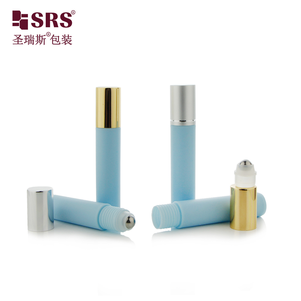 Custom cosmetic packaging empty 12ml roller bottle eye care peoduct container
