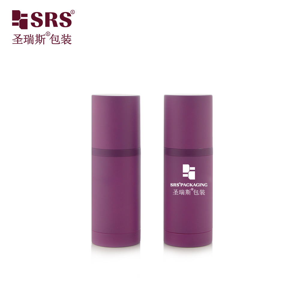 Replaceable design 30ml 50ml airless bottles custom eco friendly 100ml empty cosmetic packaging