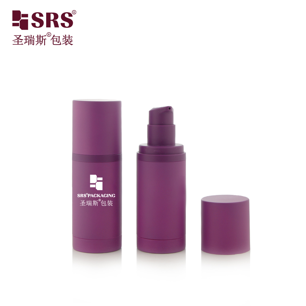 Replaceable design 30ml 50ml airless bottles custom eco friendly 100ml empty cosmetic packaging