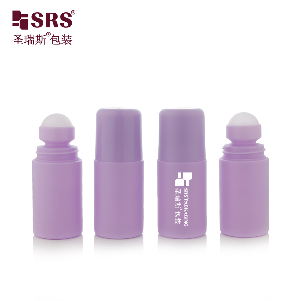 High Quality No Leakage 60ml PP Plastic Roll On Bottle Pain Relief Roller Bottle With Plastic Roller Ball