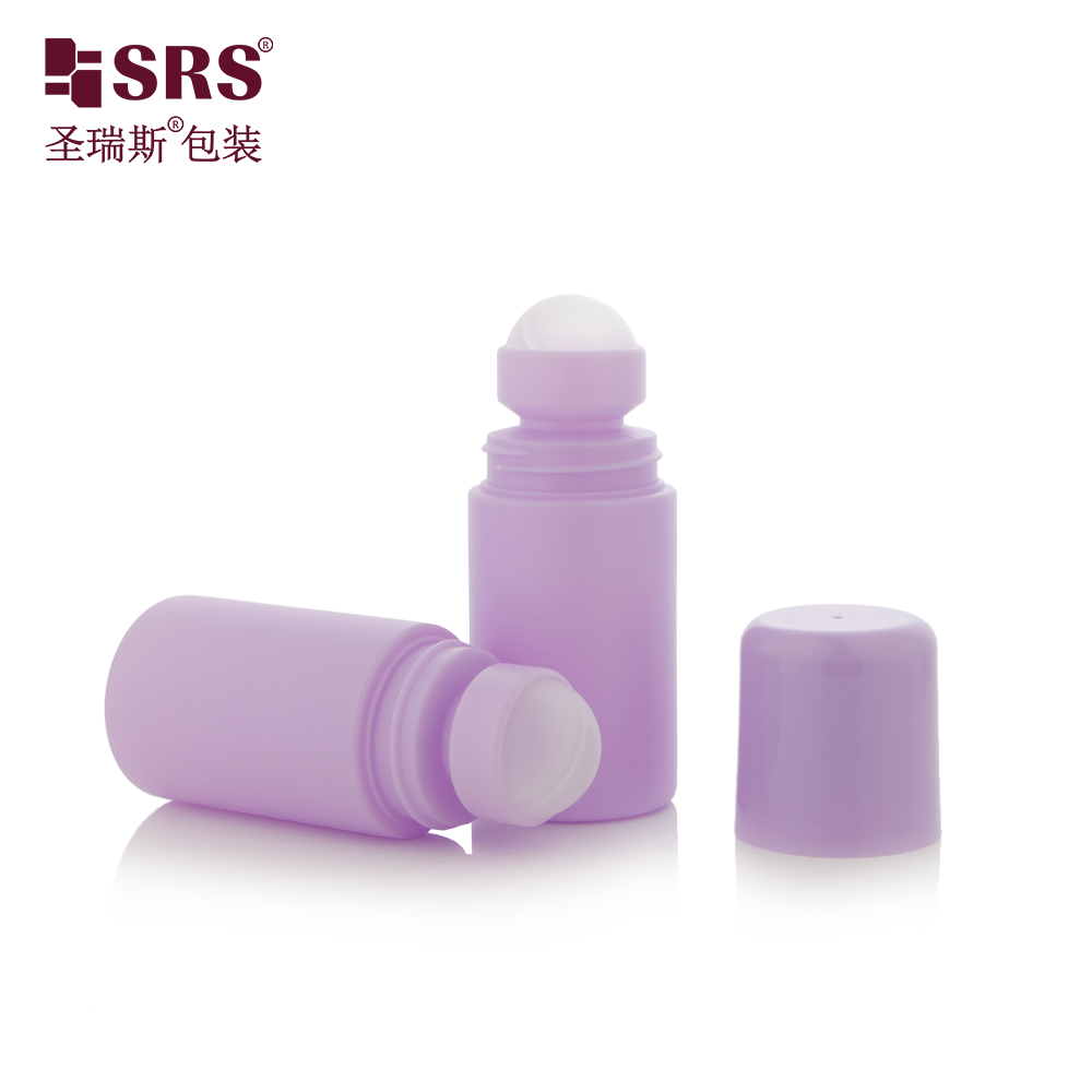 High Quality No Leakage 60ml PP Plastic Roll On Bottle Pain Relief Roller Bottle With Plastic Roller Ball