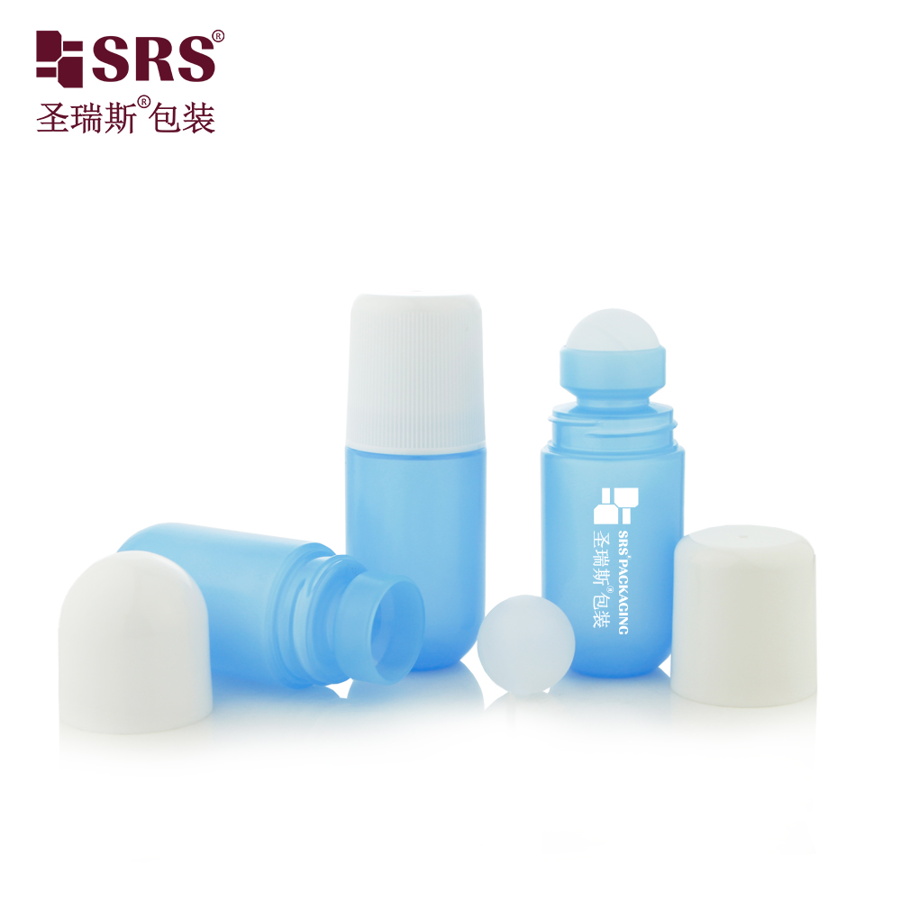 Wholesale Custom 50ml Pain Relief Gel Roll On Bottle PP Plastic Deodorant Roll On Cosmetic Packaging