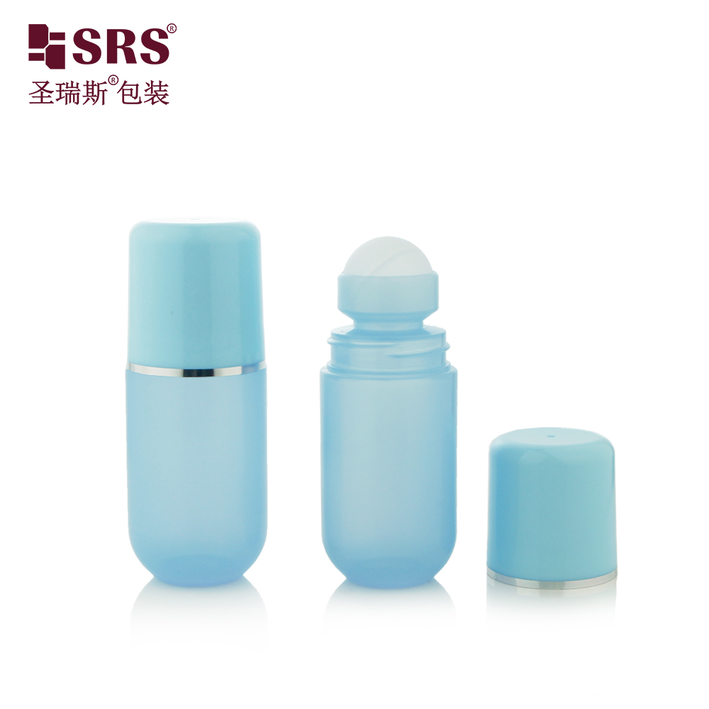 Wholesale Custom 50ml Pain Relief Gel Roll On Bottle PP Plastic Deodorant Roll On Cosmetic Packaging