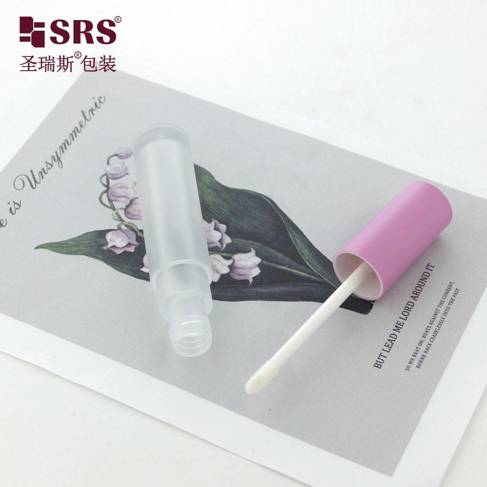 3.5ml Custom Color Lip Gloss Tube Make Up Packaging Empty Lip Gloss Container With Brush