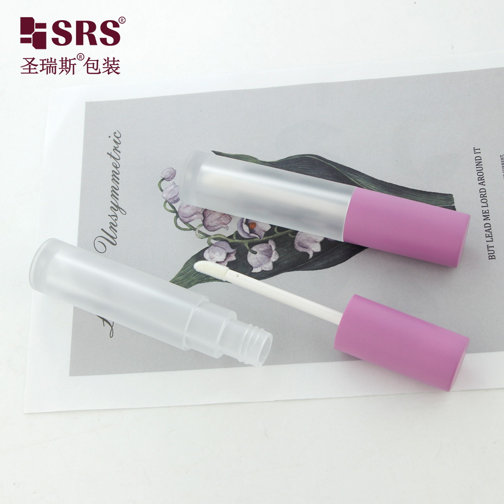 3.5ml Custom Color Lip Gloss Tube Make Up Packaging Empty Lip Gloss Container With Brush