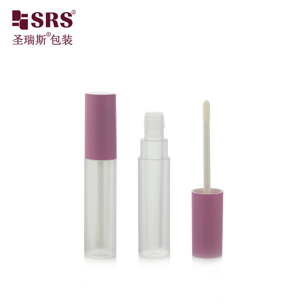 3.5ml Custom Color Lip Gloss Tube Make Up Packaging Empty Lip Gloss Container With Brush