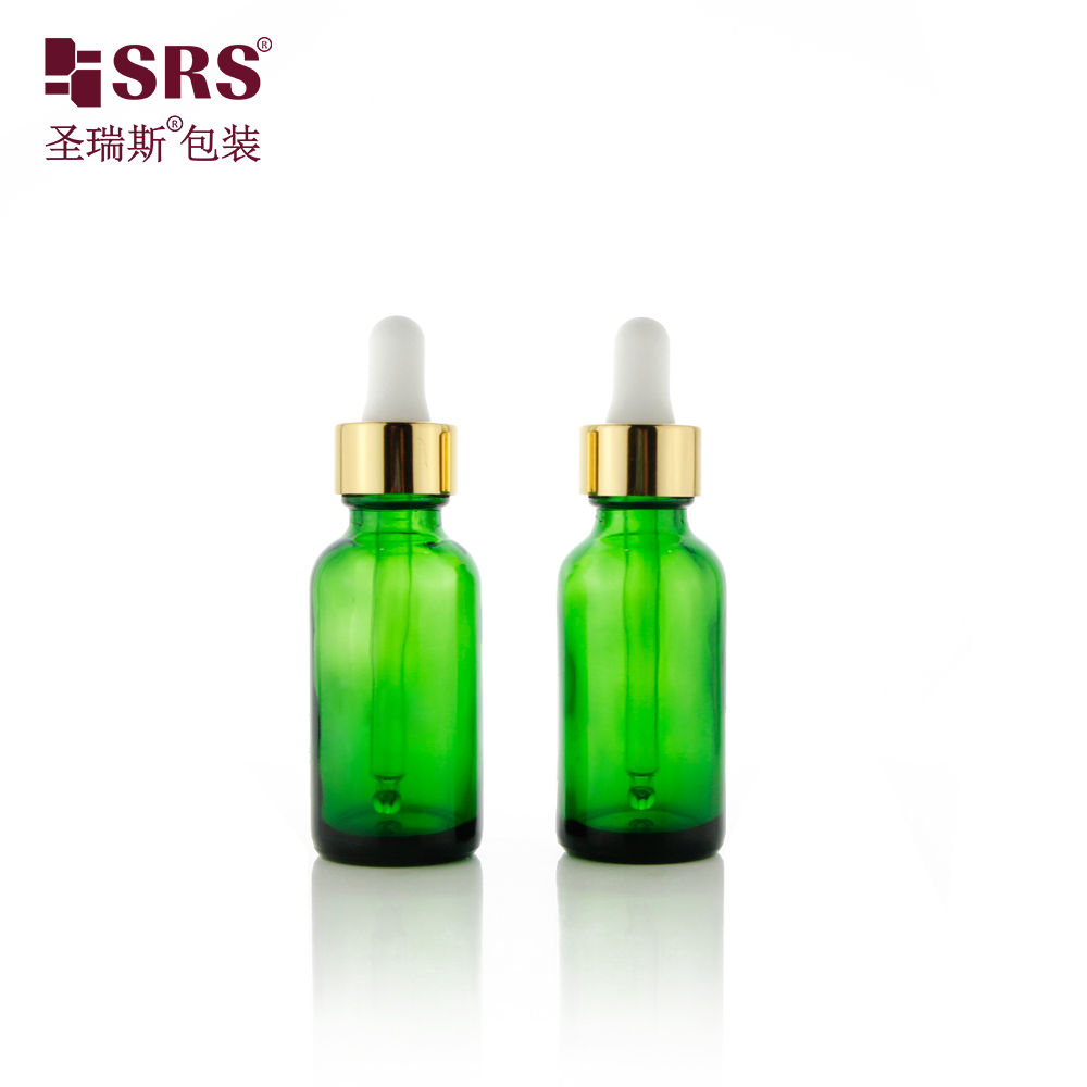 15ml 30ml essential oil bottle with dropper 60ml glass green amber clear empty vial