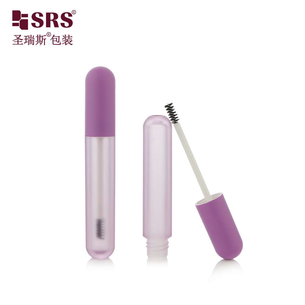 Hot selling Beauty New Product Translucent Purple Empty Mascara Tubes With Brush