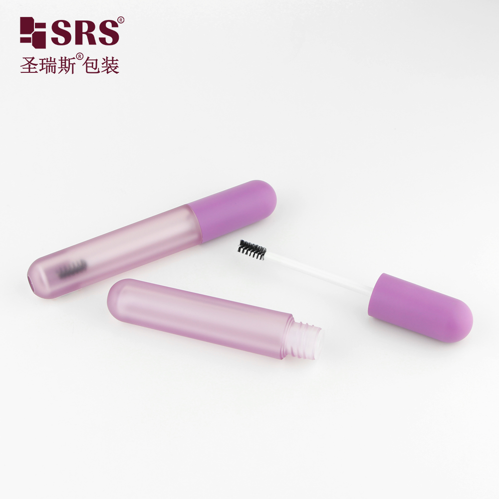 Hot selling Beauty New Product Translucent Purple Empty Mascara Tubes With Brush