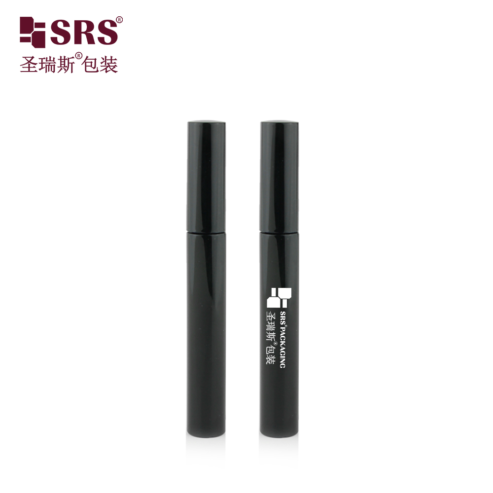 Long 10ml black makeup bottle brush mascara bottle tubes