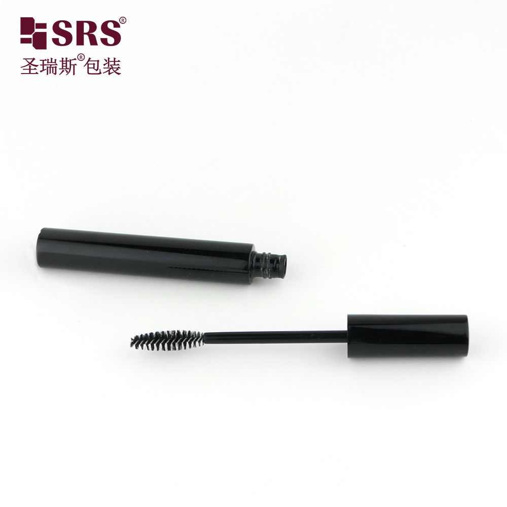 Long 10ml black makeup bottle brush mascara bottle tubes