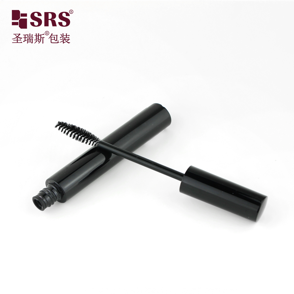 Long 10ml black makeup bottle brush mascara bottle tubes