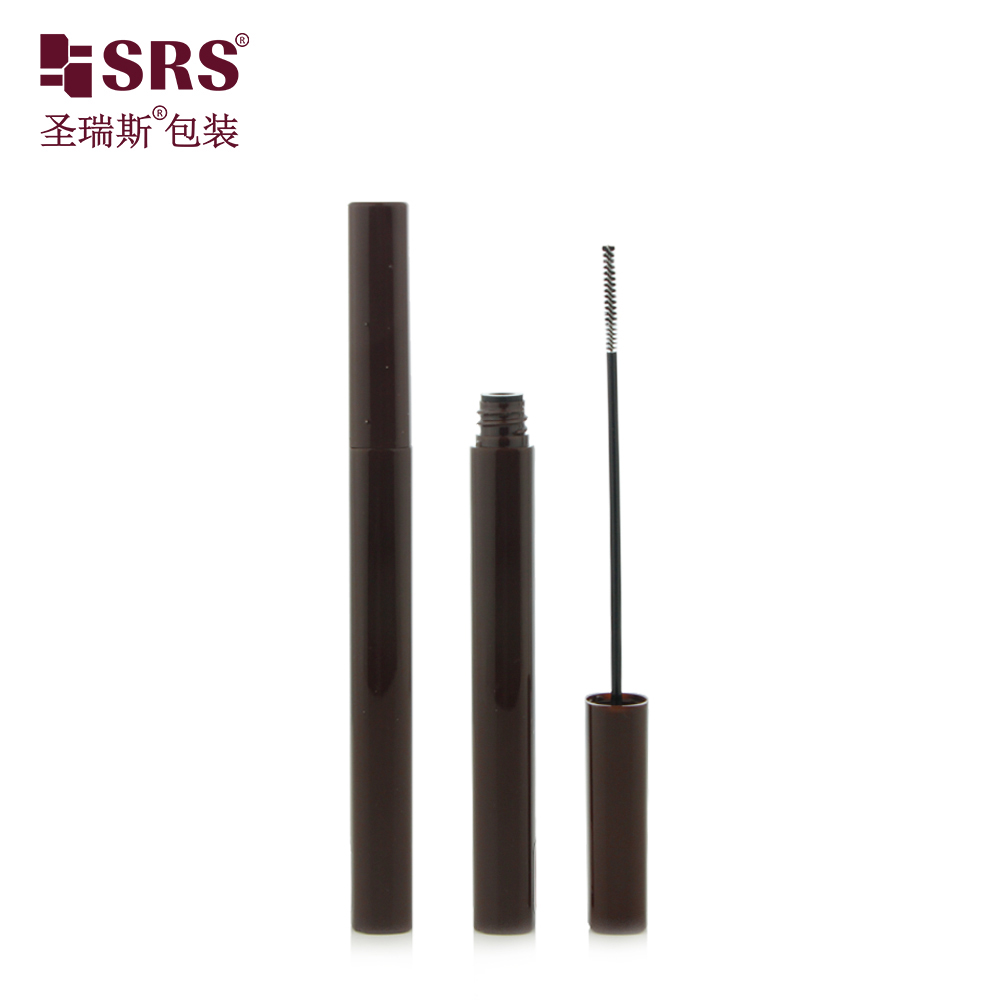 Wholesale Custom Mini 6ml Portable Empty Long And Thin Black Mascara Tubes