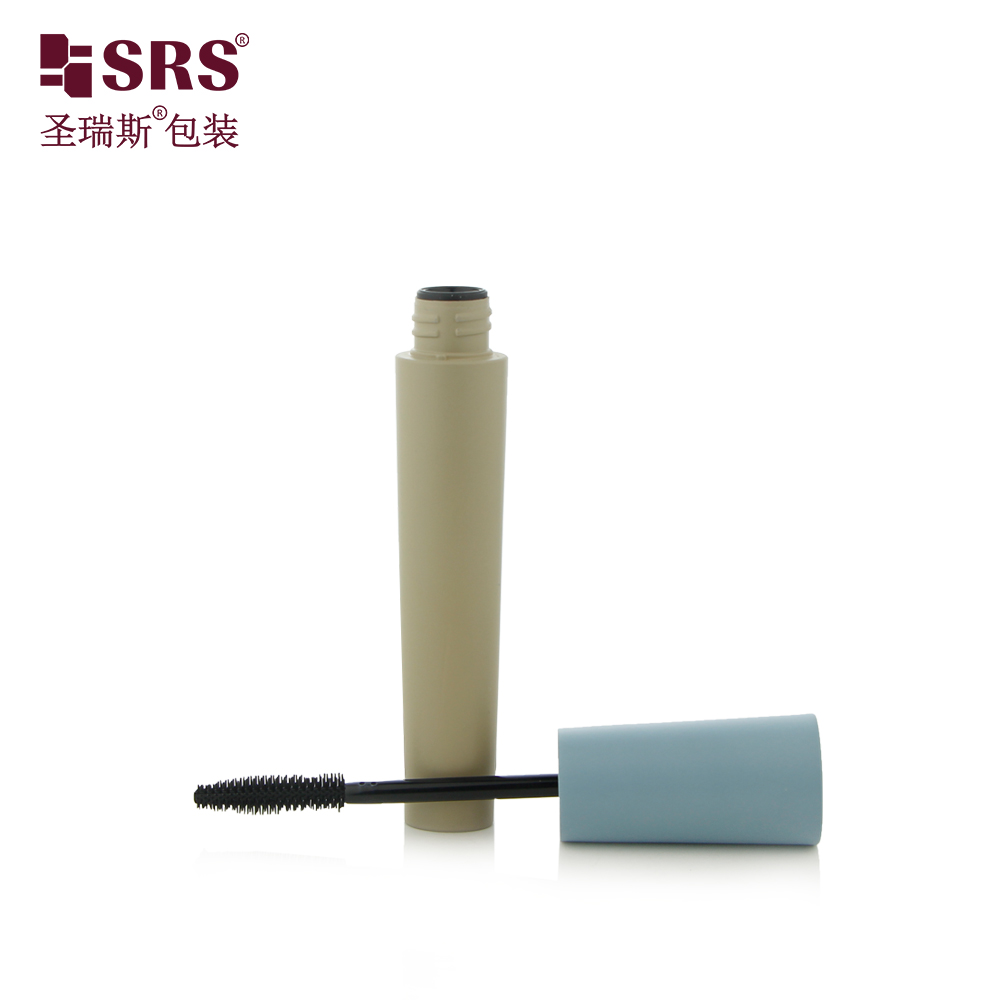 Unique Shape 12ML Contrast Color Empty Mascara Tube Mascara Wand Tube With Fiber Long Lasting Volume