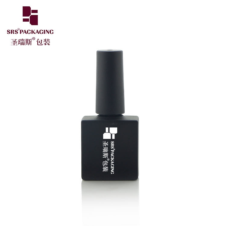 Market Hot Selling Square uv Gel Nail Polish Packaging 8 ML Custom Empty Bottle with Brush