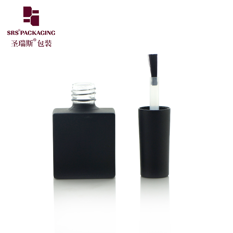 Market Hot Selling Square uv Gel Nail Polish Packaging 8 ML Custom Empty Bottle with Brush