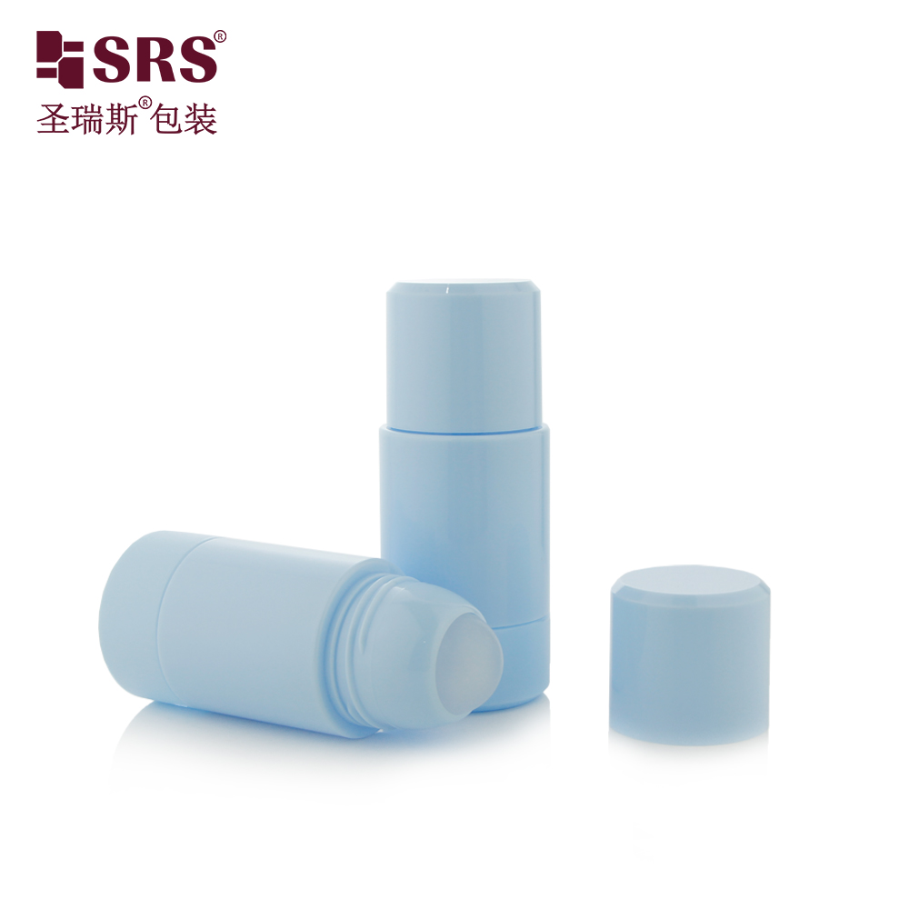 Replaceable 50ml 75ML PP PCR Plastic Deodorant Roller on Bottle New Design Skin Care Cosmetic Container