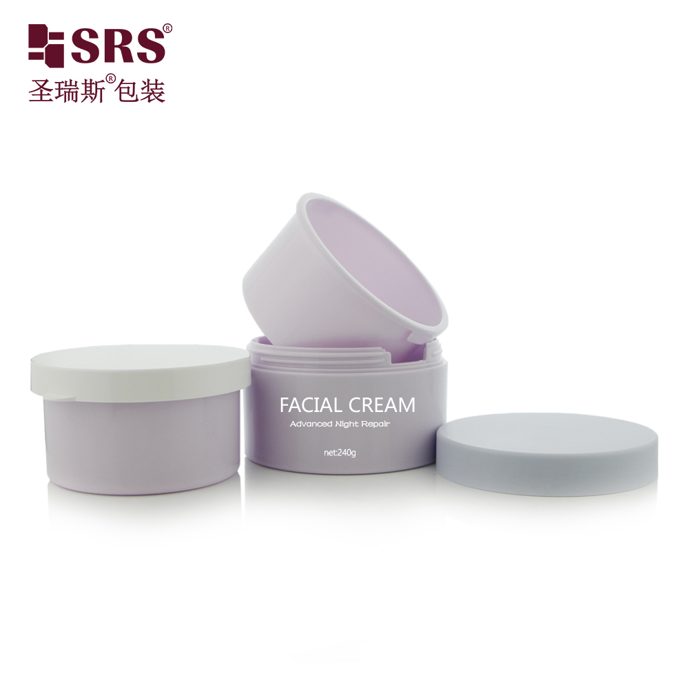 Plastic Cosmetic Replaceable Acrylic Cream Jar 50ml 100ml 240ml Inner Replaced jar Packaging