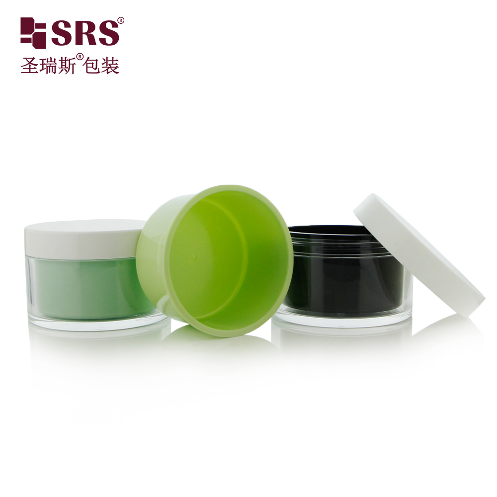 Plastic Cosmetic Replaceable Acrylic Cream Jar 50ml 100ml 240ml Inner Replaced jar Packaging