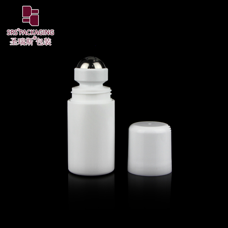 60ml 2 oz Plastic PP PCR Recycled Roller Ball Gel Bottle No Leakage Roll On Deodorant Packaging