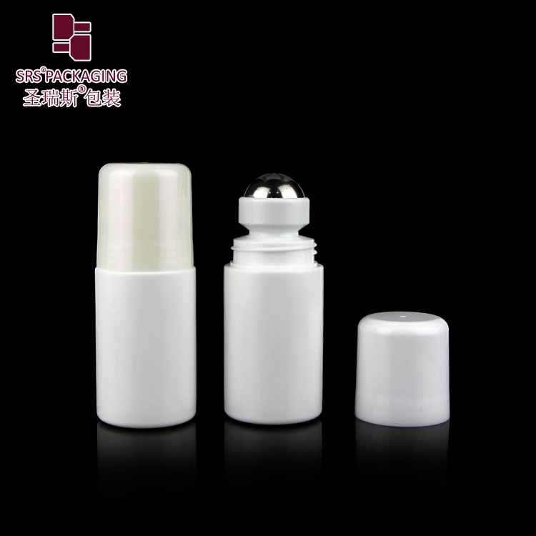 60ml 2 oz Plastic PP PCR Recycled Roller Ball Gel Bottle No Leakage Roll On Deodorant Packaging