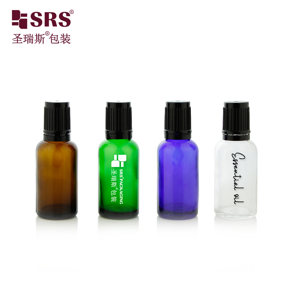 Essential Oil Perfume Glass Roll On Bottle With Tamper New Design Evident Cap