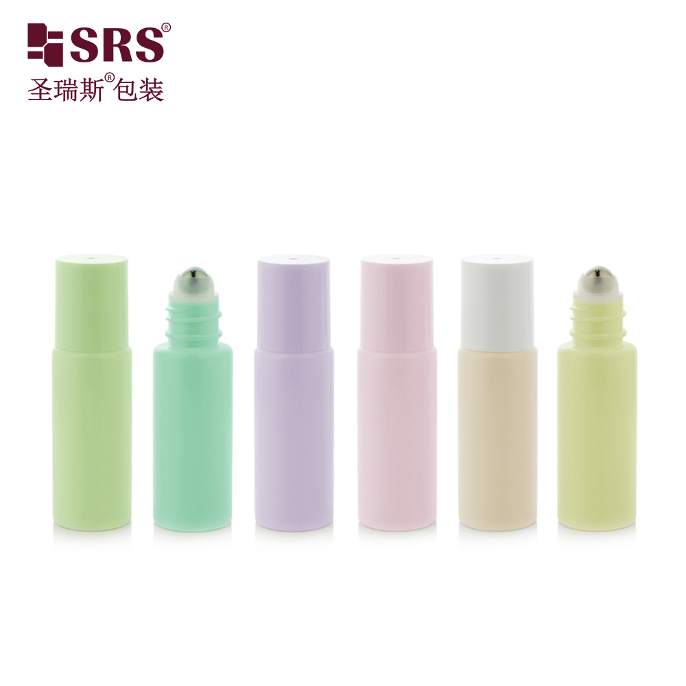 20ml PET Plastic Cosmetic Packaging with Roller Ball For Soothing Serum