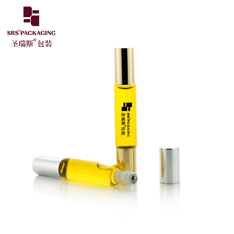 No Leakage 10ml 12ml Double Ended Roll On Glass Bottle For Perfume Essential Oil Anti-itching