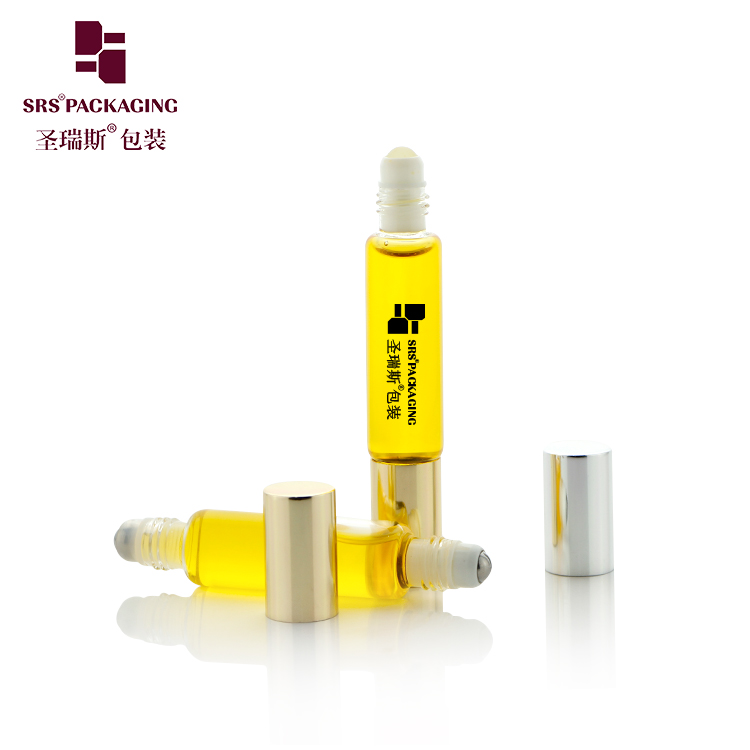 No Leakage 10ml 12ml Double Ended Roll On Glass Bottle For Perfume Essential Oil Anti-itching