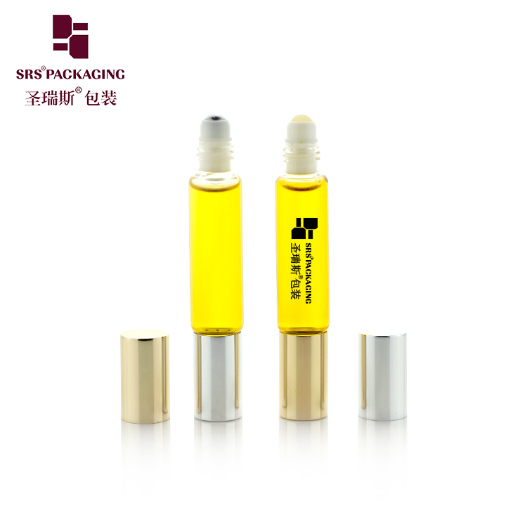 No Leakage 10ml 12ml Double Ended Roll On Glass Bottle For Perfume Essential Oil Anti-itching