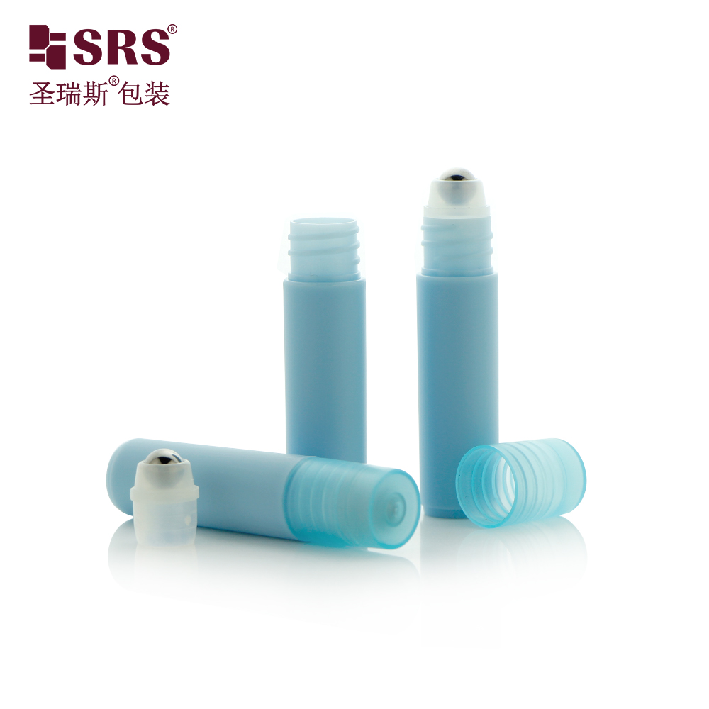 Wholesale Factory Price 5ml Roll On Bottle No Leakage Eye Serum Roll On Bottle With Steel Roller Ball