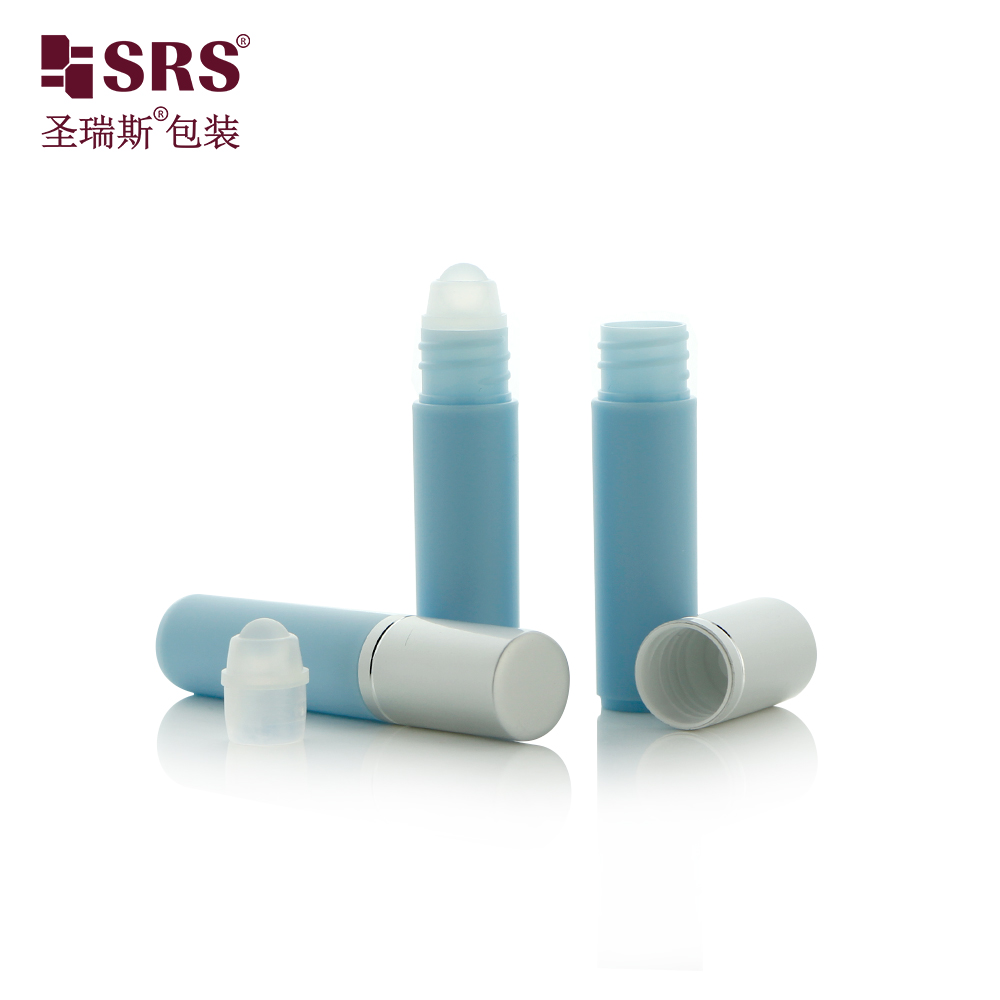 Color Custom 5ml plastic roll on bottle for eye care roller massage product