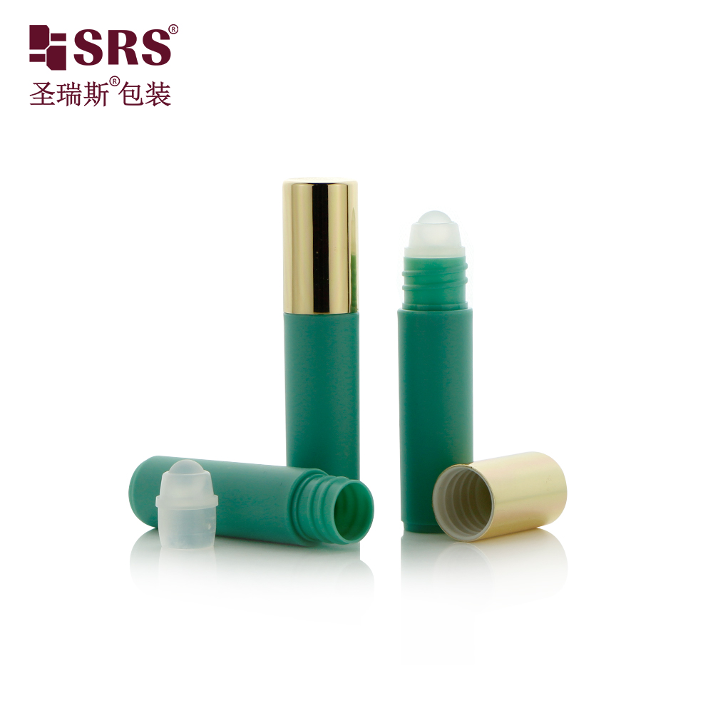 Color Custom 5ml plastic roll on bottle for eye care roller massage product