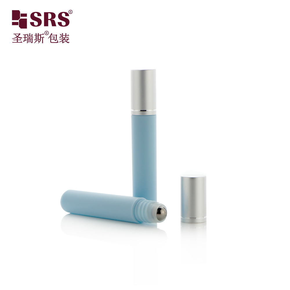 Hot Sale 7ml Green Roll On Bottle Empty PP Plastic Bottles with Roller Ball for Cosmetics