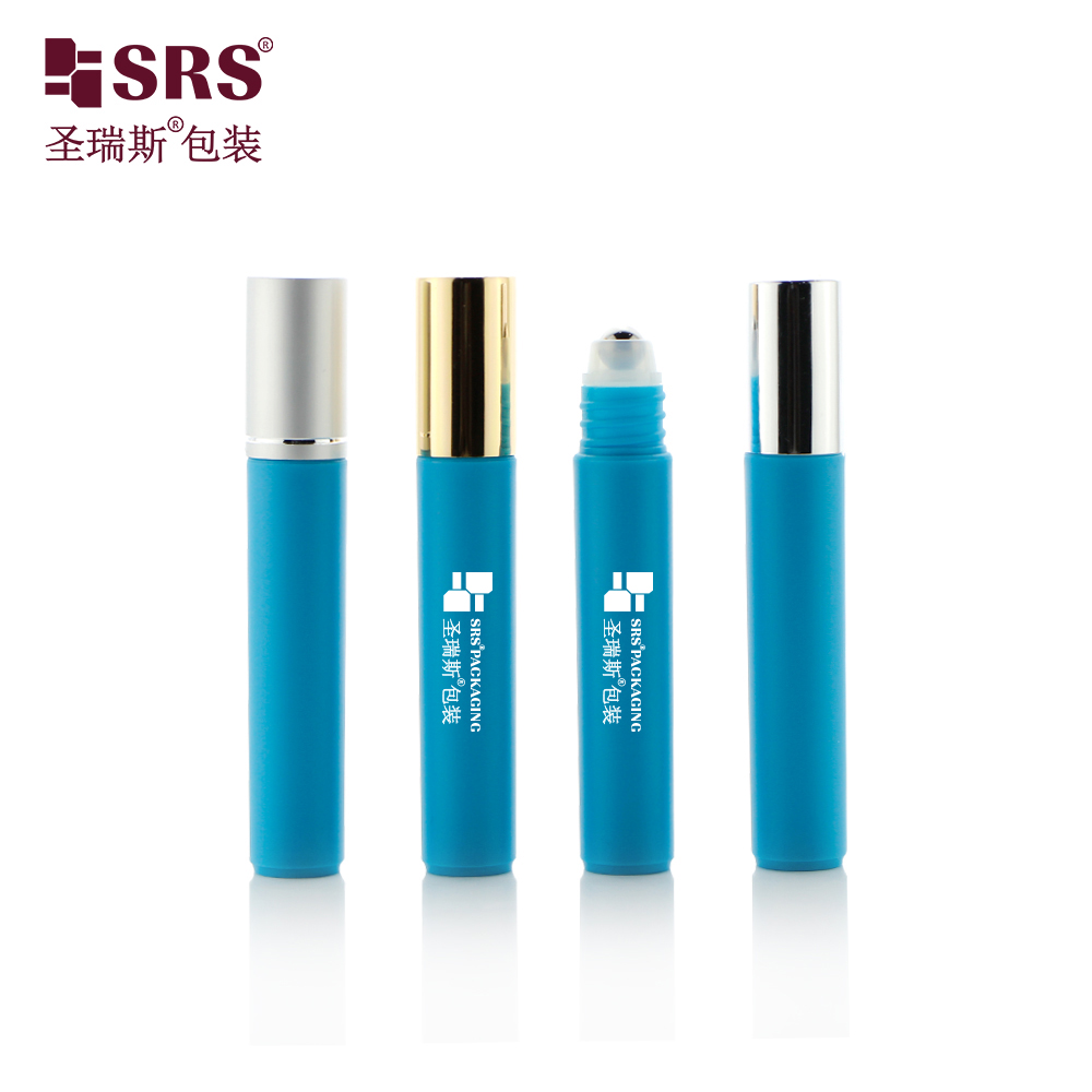 Hot Sale 7ml Green Roll On Bottle Empty PP Plastic Bottles with Roller Ball for Cosmetics