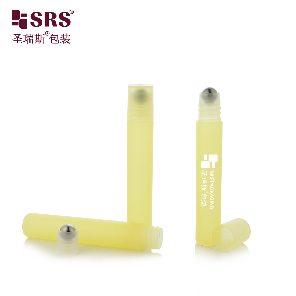 PP PCR Roll On Bottle New Arrival Translucent 8ML With Steel Ball For Eye Serum