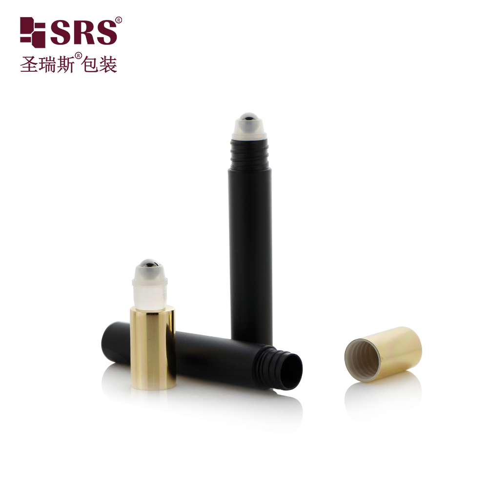 Empty Cosmetic Packaging Injection Color Eye Serum 8ml Plastic Roll On Bottle