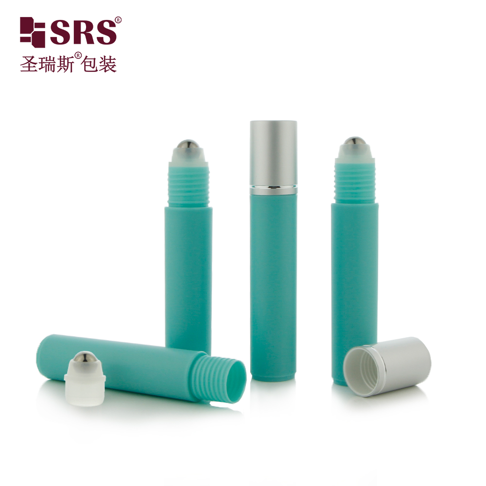 Empty 12ml roller bottle plastic roller ball easy to use roll on bottle