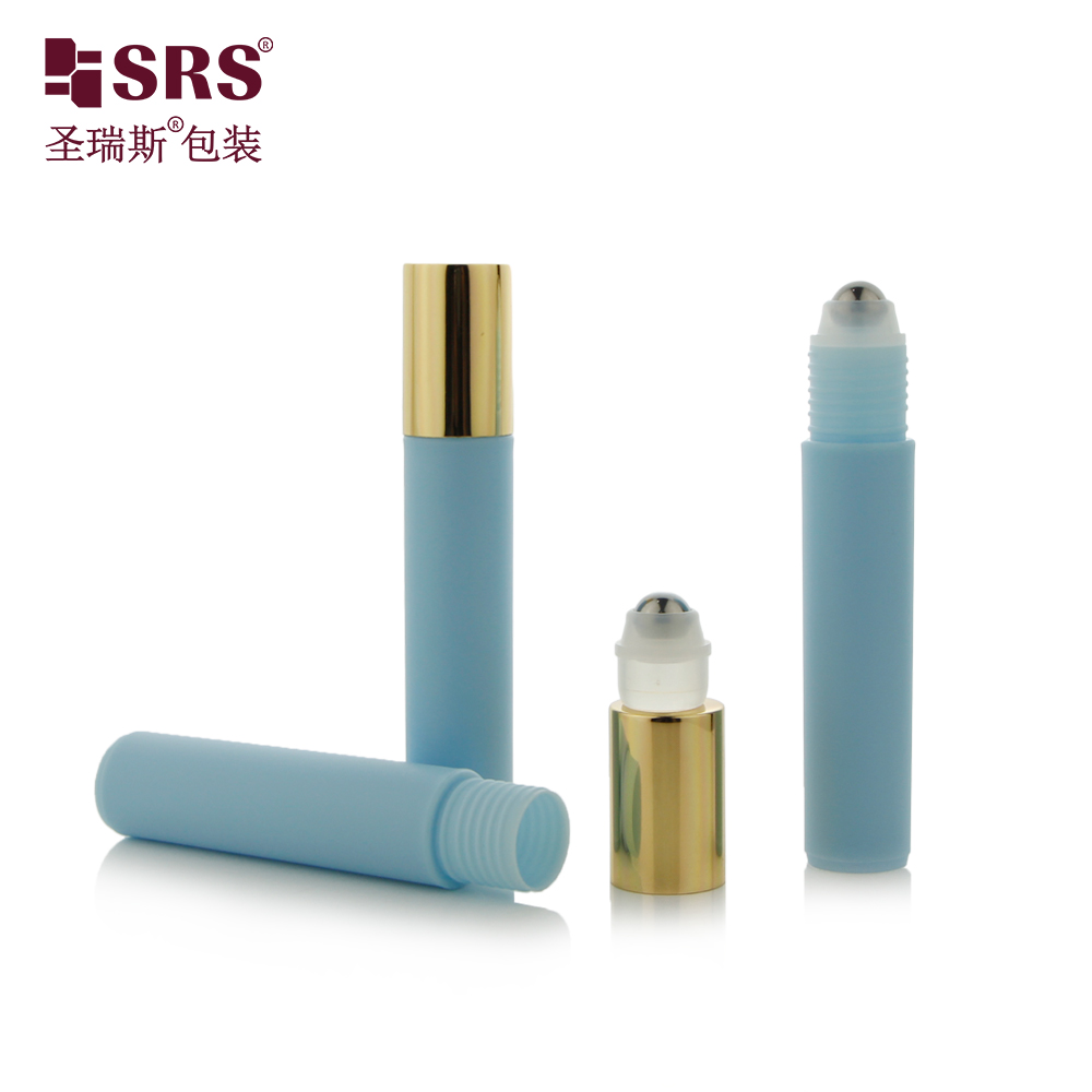 Empty 12ml roller bottle plastic roller ball easy to use roll on bottle