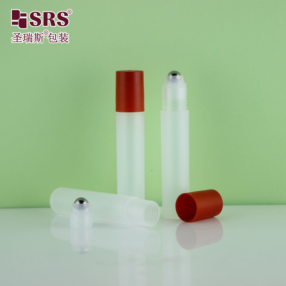 Custom packaging wholesales PP PCR matte finishing surface 12ml roller bottle