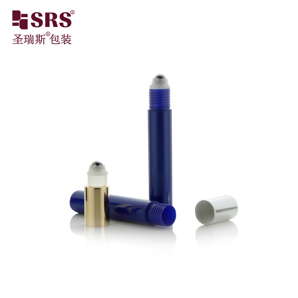 15ML PP PCR Plastic Roller Ball Applicator Portable Serum Liquid Texture Skin Care Packaging Manufacture Bottle