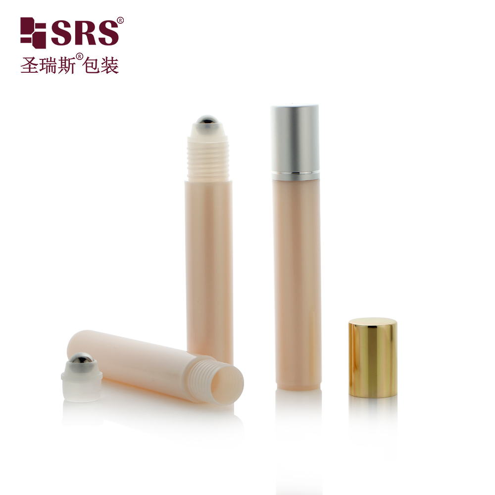 15ML PP PCR Plastic Roller Ball Applicator Portable Serum Liquid Texture Skin Care Packaging Manufacture Bottle