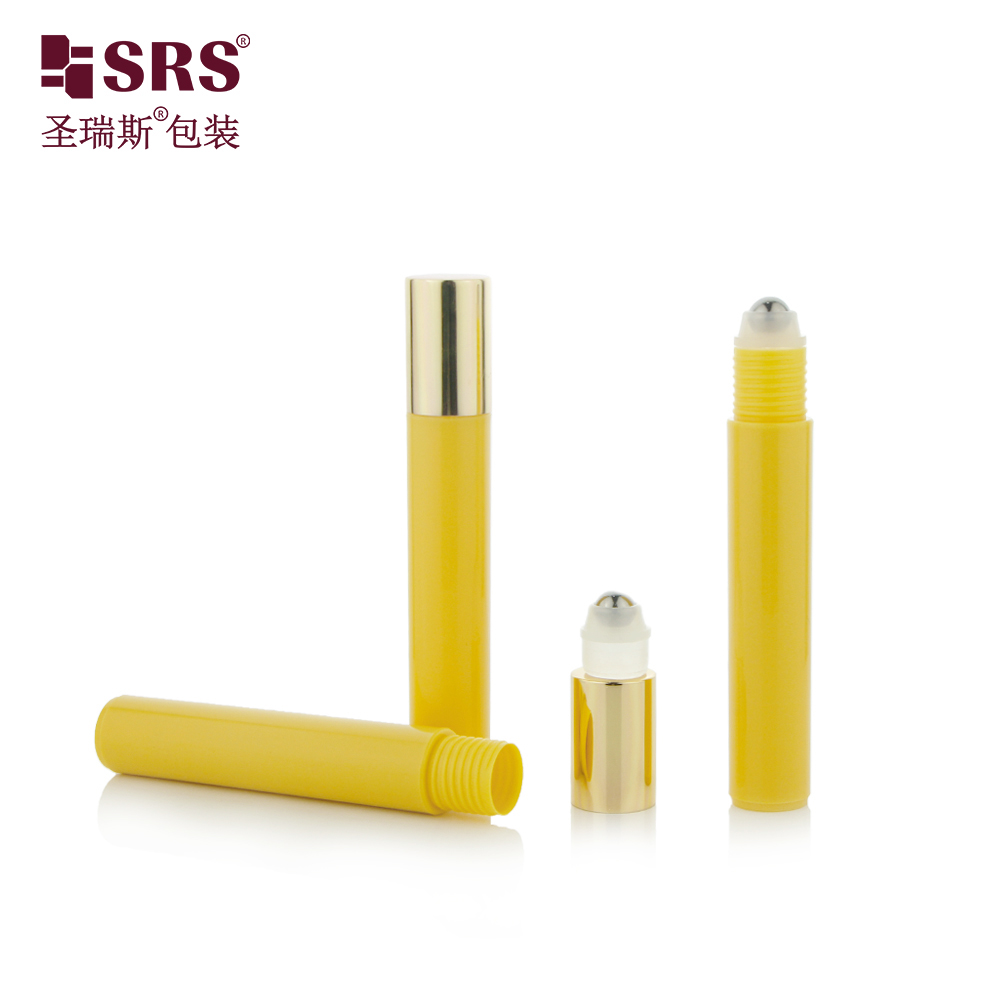 15ML PP PCR Plastic Roller Ball Applicator Portable Serum Liquid Texture Skin Care Packaging Manufacture Bottle