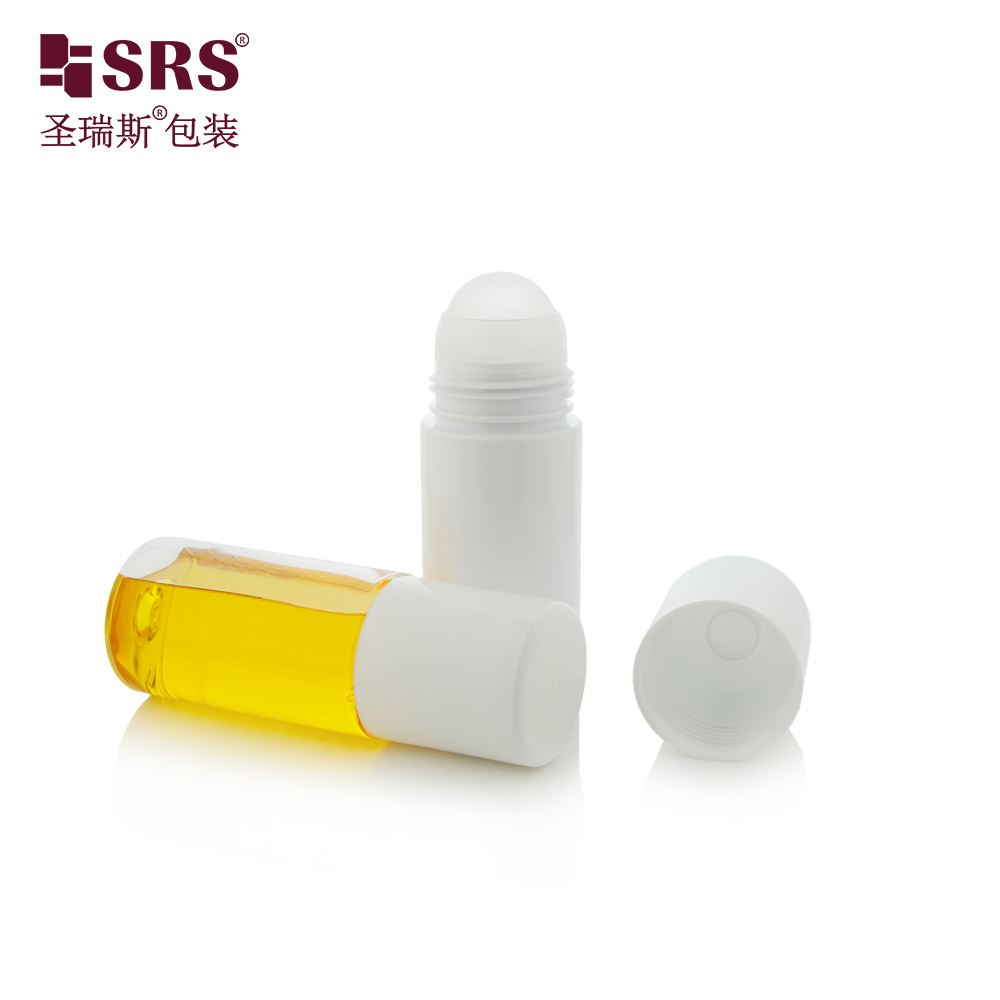 PET43-130ML Wholesale Clear PET Plastic Roller Bottle for Massage Soothing Gel