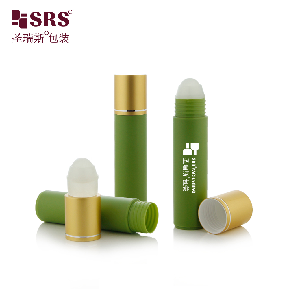 Multicolor 30ml PP PCR Aluminum Cap Roll On Bottle For Skincare Serum Anti-itch Liquid