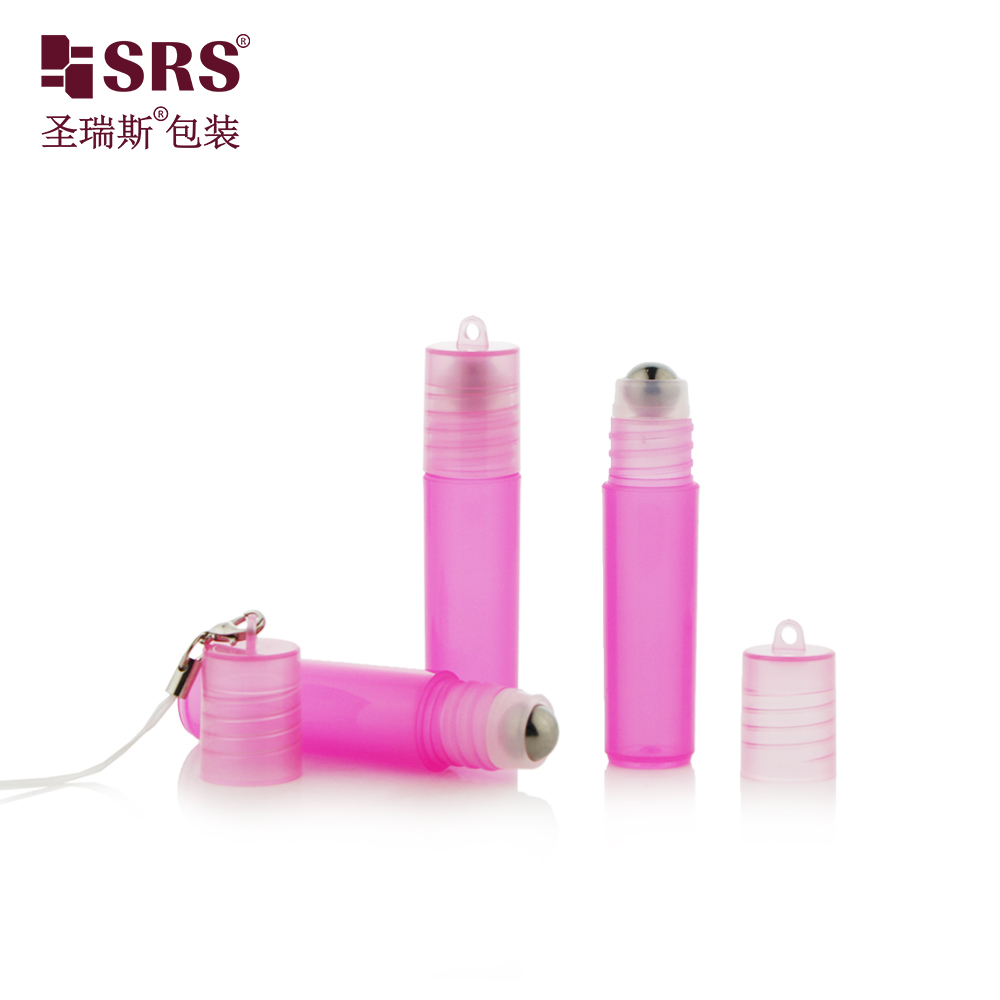 SRS Portable Exquisite 5ml PP Plastic Roll On Bottle Cap With Hook