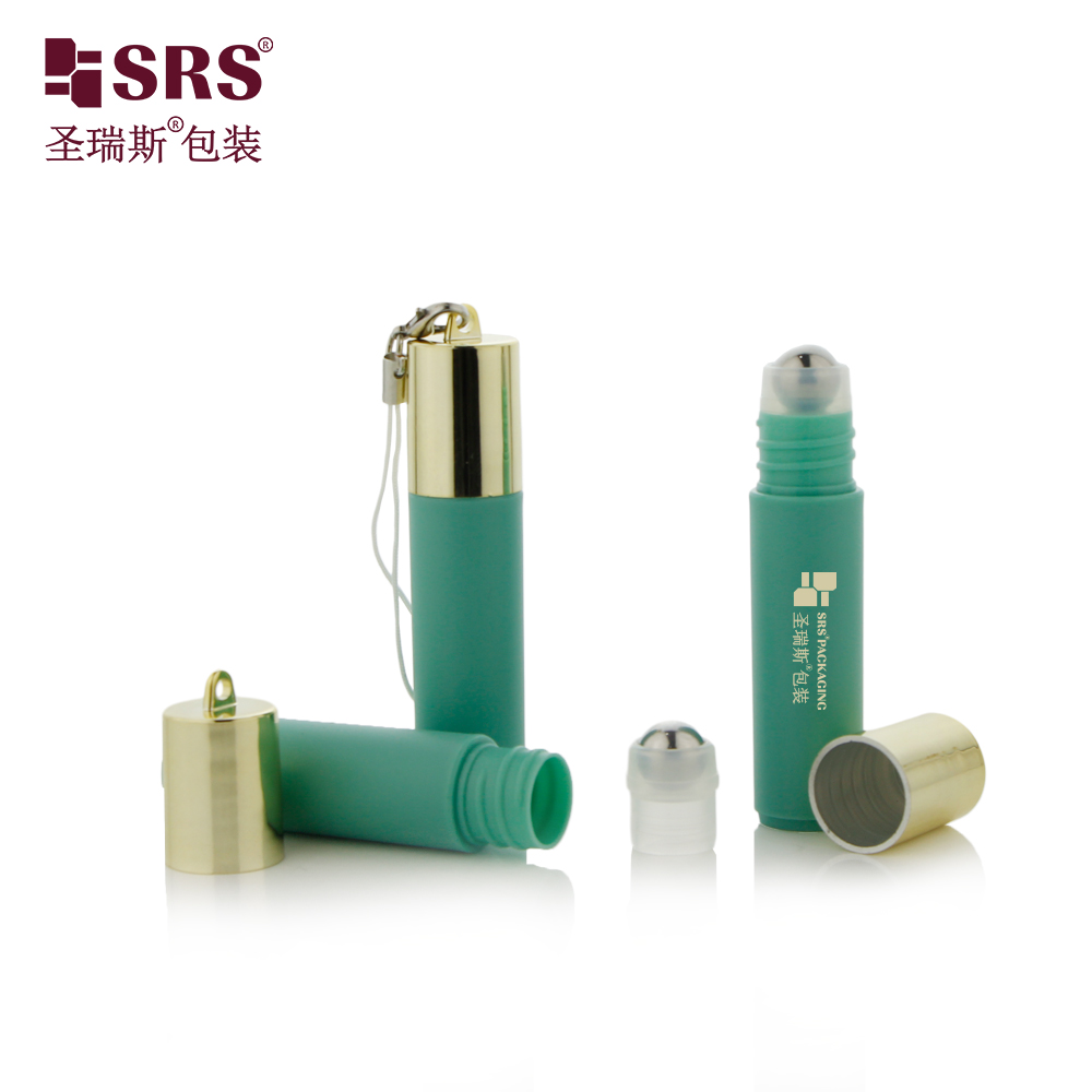 SRS Portable Exquisite 5ml PP Plastic Roll On Bottle Cap With Hook