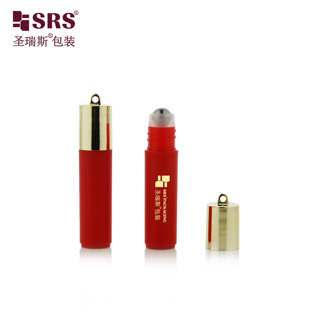 SRS Portable Exquisite 5ml PP Plastic Roll On Bottle Cap With Hook