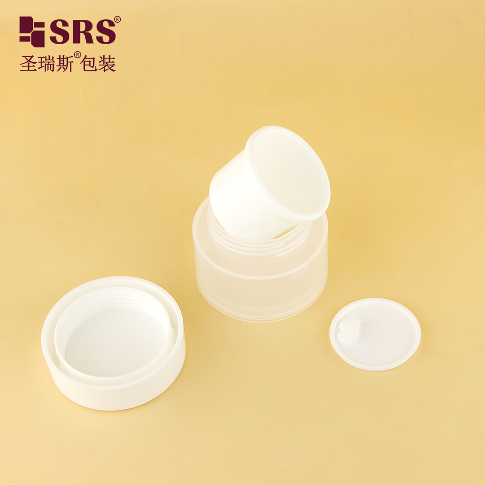 Sealed Travel Size Replaceable PP PCR 30g 50g Transparent Skincare Cream Jar For Face Care